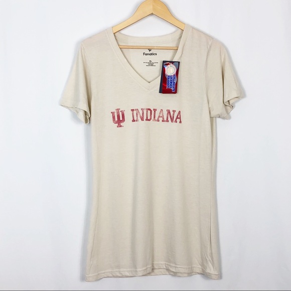 Fanatics Tops - Indiana Hoosiers V-neck T-Shirt XL